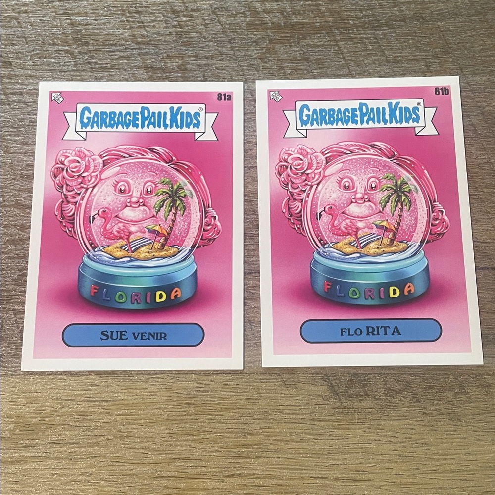 ✨10/$10 GPK SALE✨ Garbage Pail Kids GPK Go on Vacation Base 81a and 81b